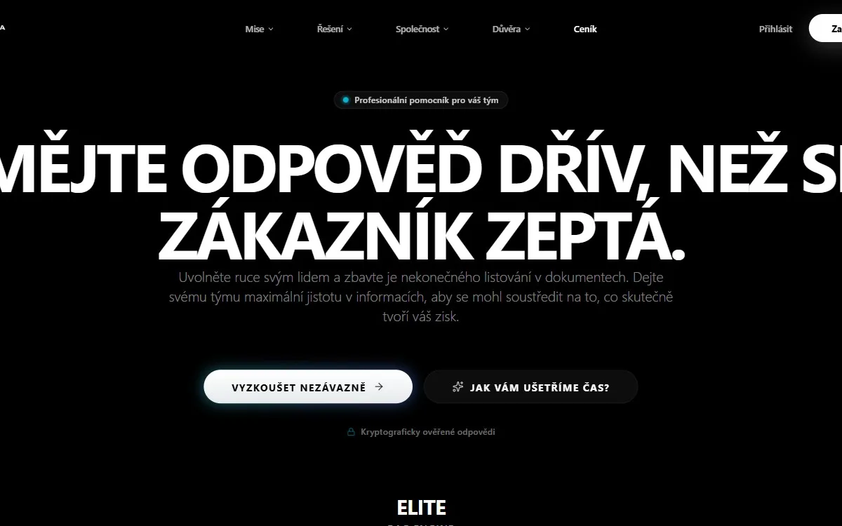 Náhled webu Leadora